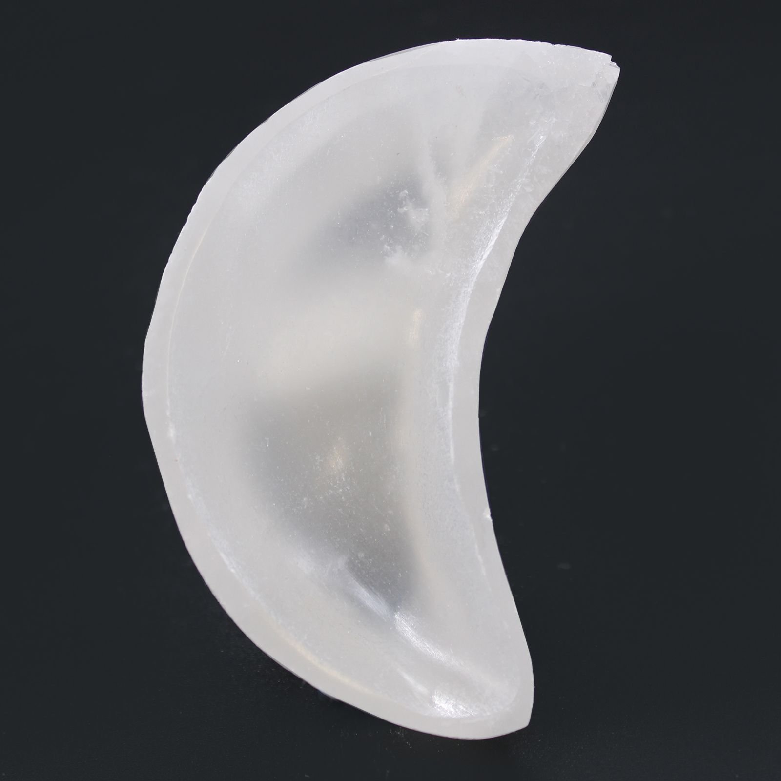 Alternative view of Selenito dubenėlis „Moon Bowl“ – 10 cm šviesos ir ramybės akcentas