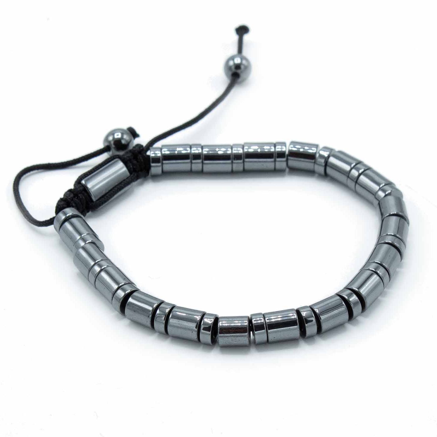 Alternative view of Magnetinė hematito Shamballa apyrankė – harmonijos ir jėgos simbolis