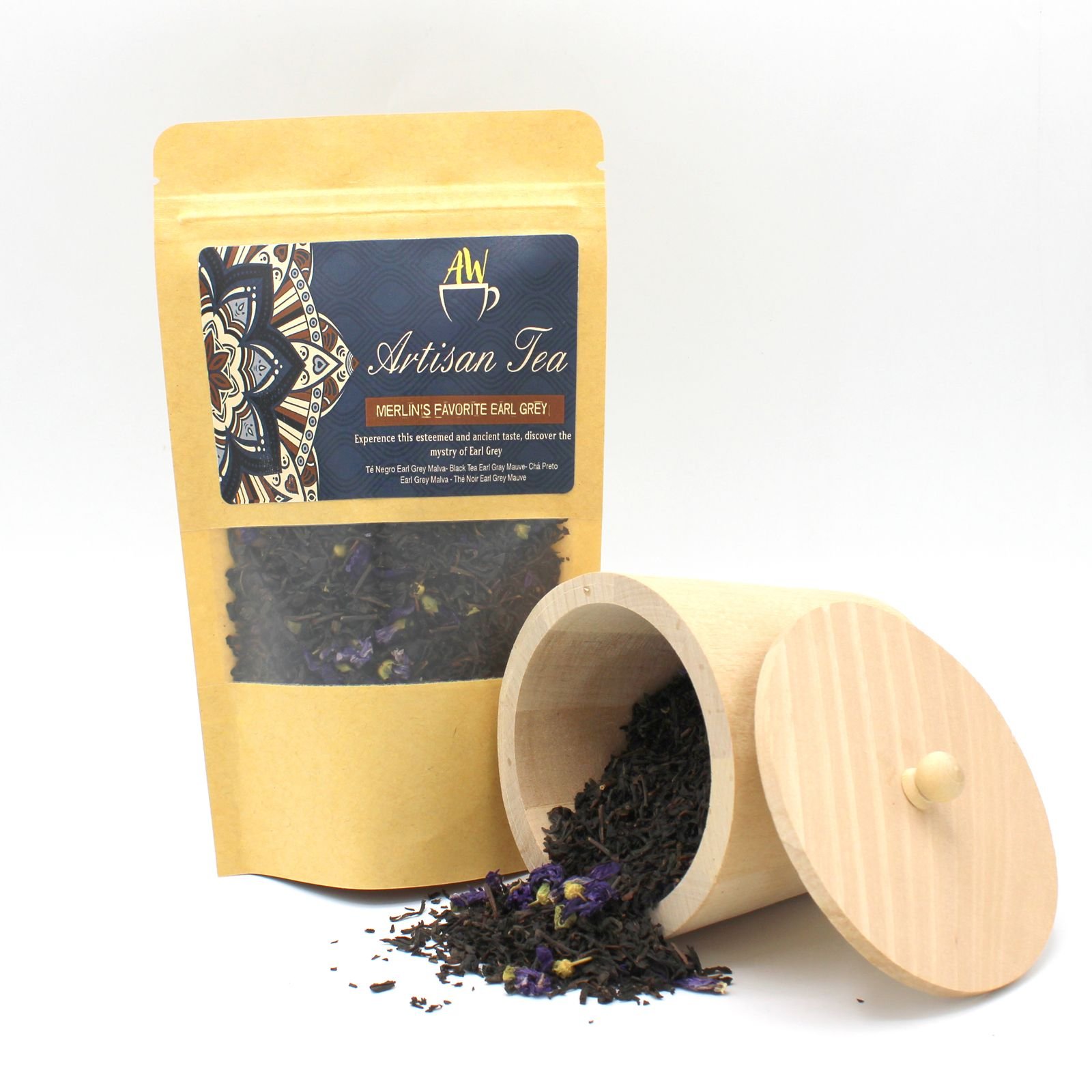Alternative view of Juodoji arbata „Merlin's Favorite Earl Grey“ – paslaptingas 50 g arbatos mišinys