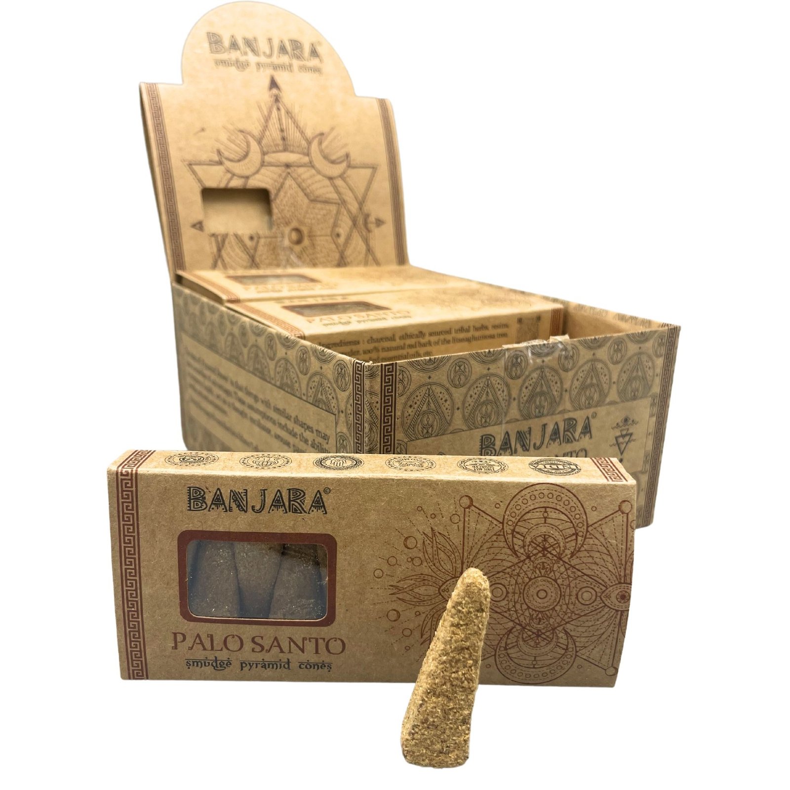 Smilkalų kūgiai „Palo Santo“ – ritualinis piramidės formos aromatas