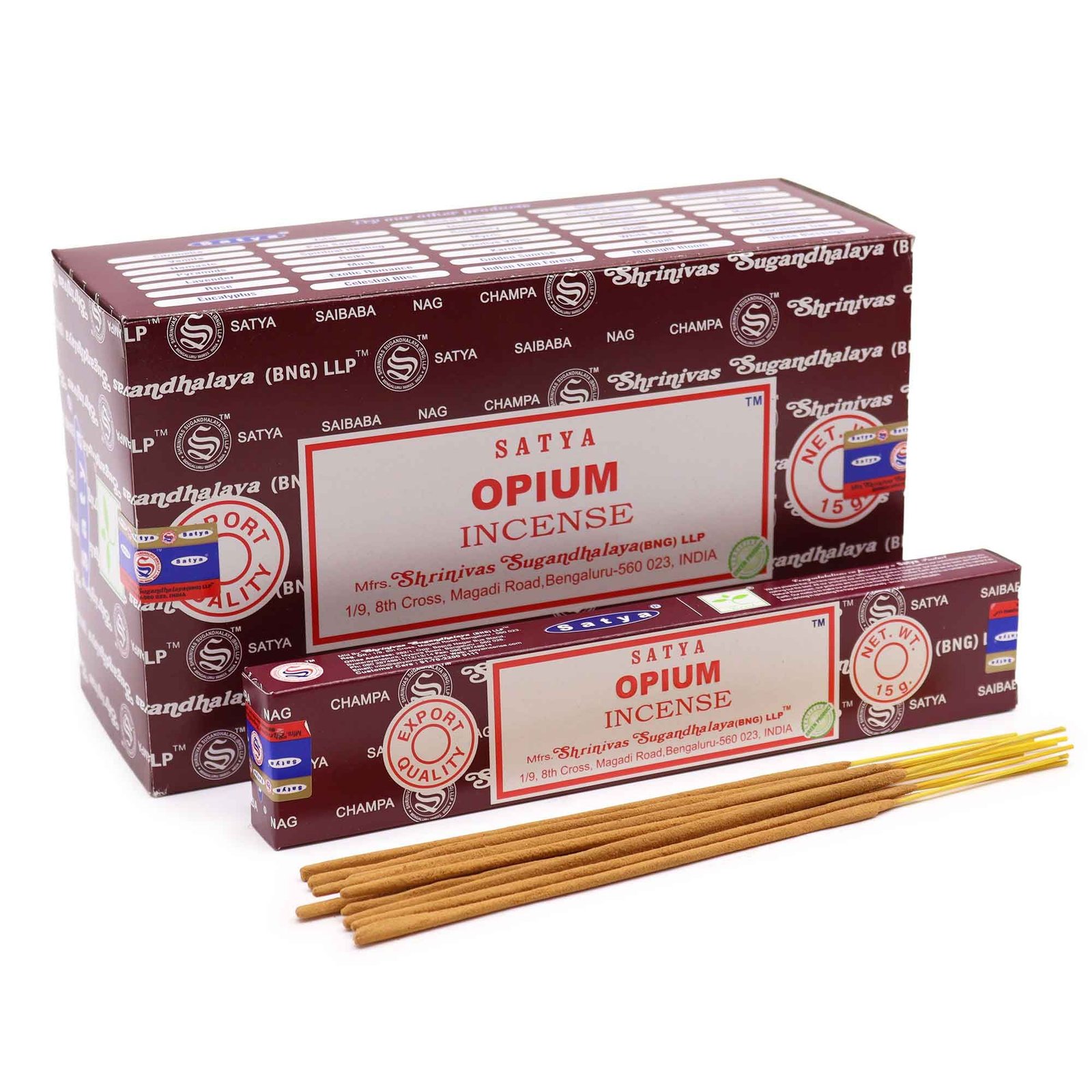 Smilkalų lazdelės „Opium“ – Satya rankų darbo aromato ritualas