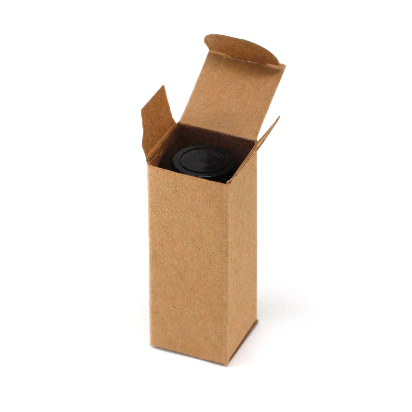 Alternative view of Dėžutė 10 ml eterinio aliejaus buteliukui – ruda krafto ramybė