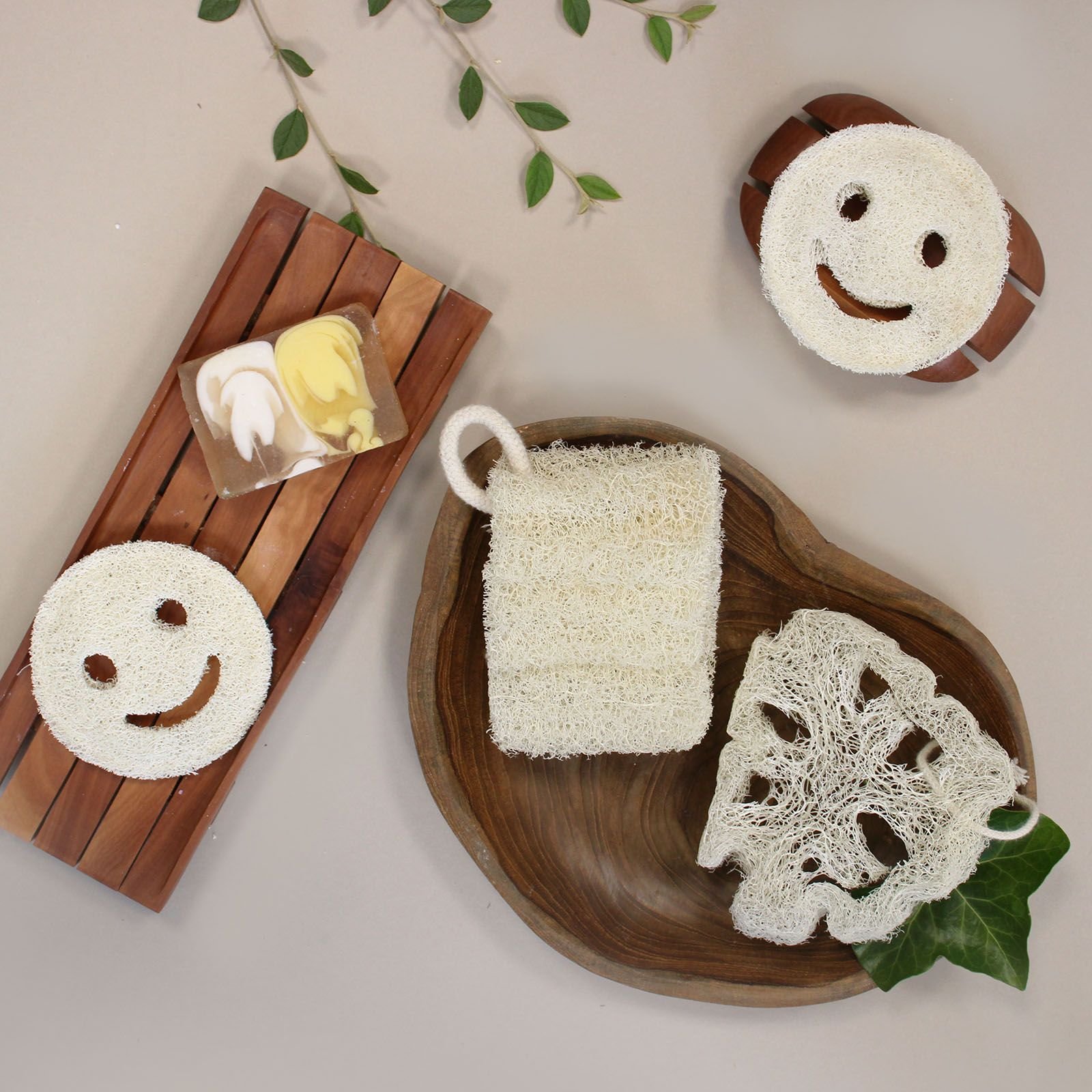 Alternative view of Natūrali lufa „Smiley Face“ – švelnus Egipto vonios ritualo prisilietimas