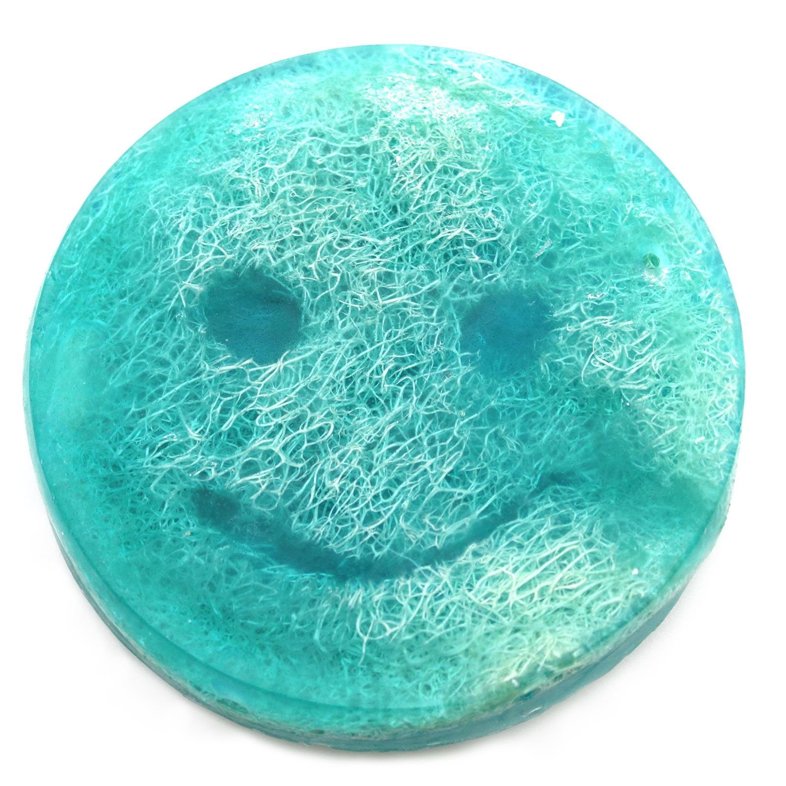 Šveičiamasis muilas „Happy Scrub Soap“ – aviečių ir granatų aromato kasdienė švara