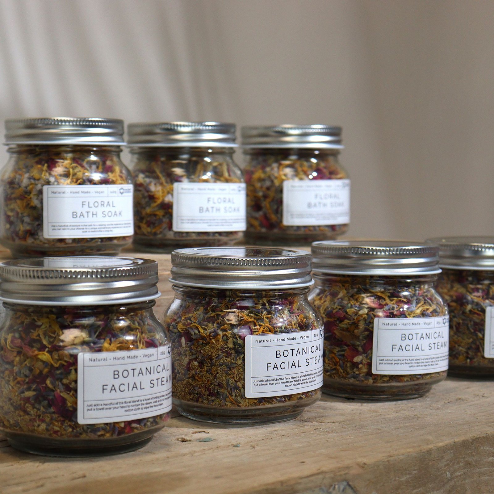 Gėlių vonios mirkalas ir veido garų mišinys „Floral Bath Soak“ – natūrali ramybės ceremonija - Image 8