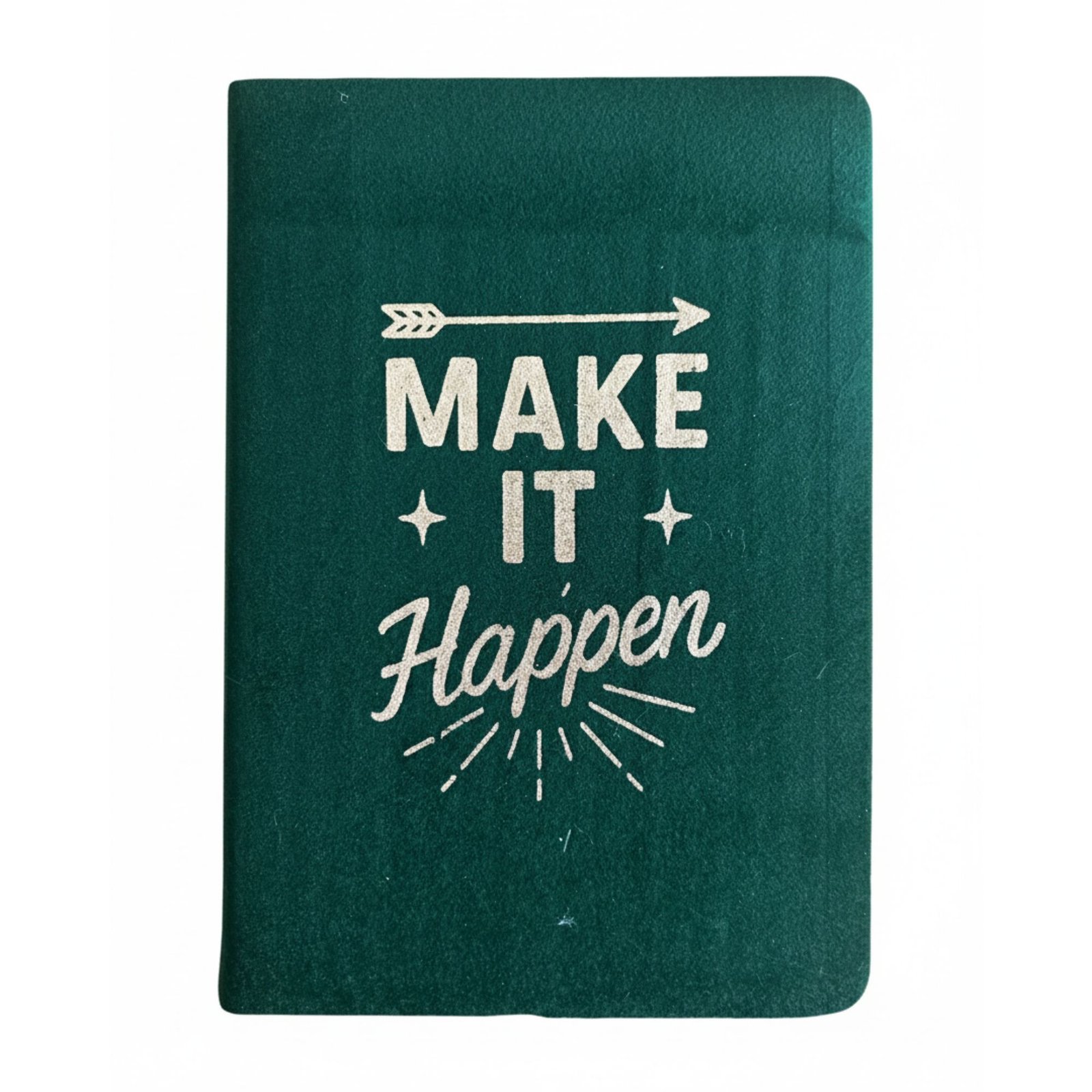 Gerovės ir dėkingumo užrašinė „Make It Happen“ – tamsiai žalio aksomo ramybės ritualas - Image 3