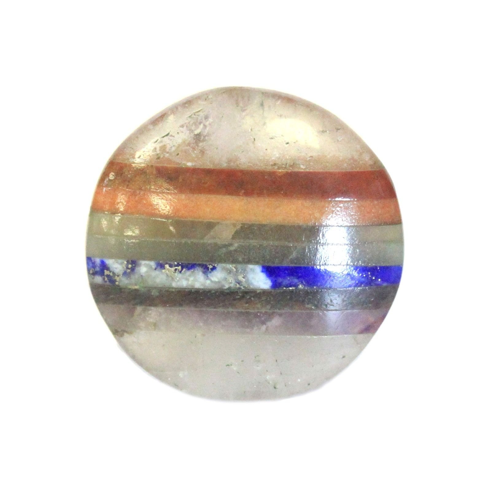 Chakra kristalinis delno akmuo „Chakra In Crystal“ – 45 mm ramybės ritualui