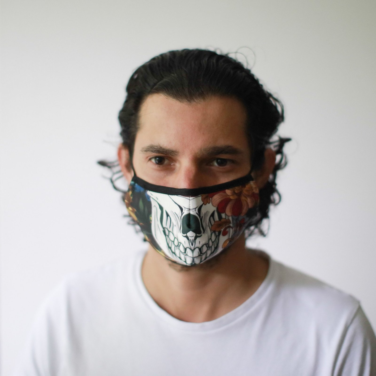 Alternative view of Madingas daugkartinis veido uždangalas „Spalvinga Kalavera“ – vaikų fantazijos paslaptis
