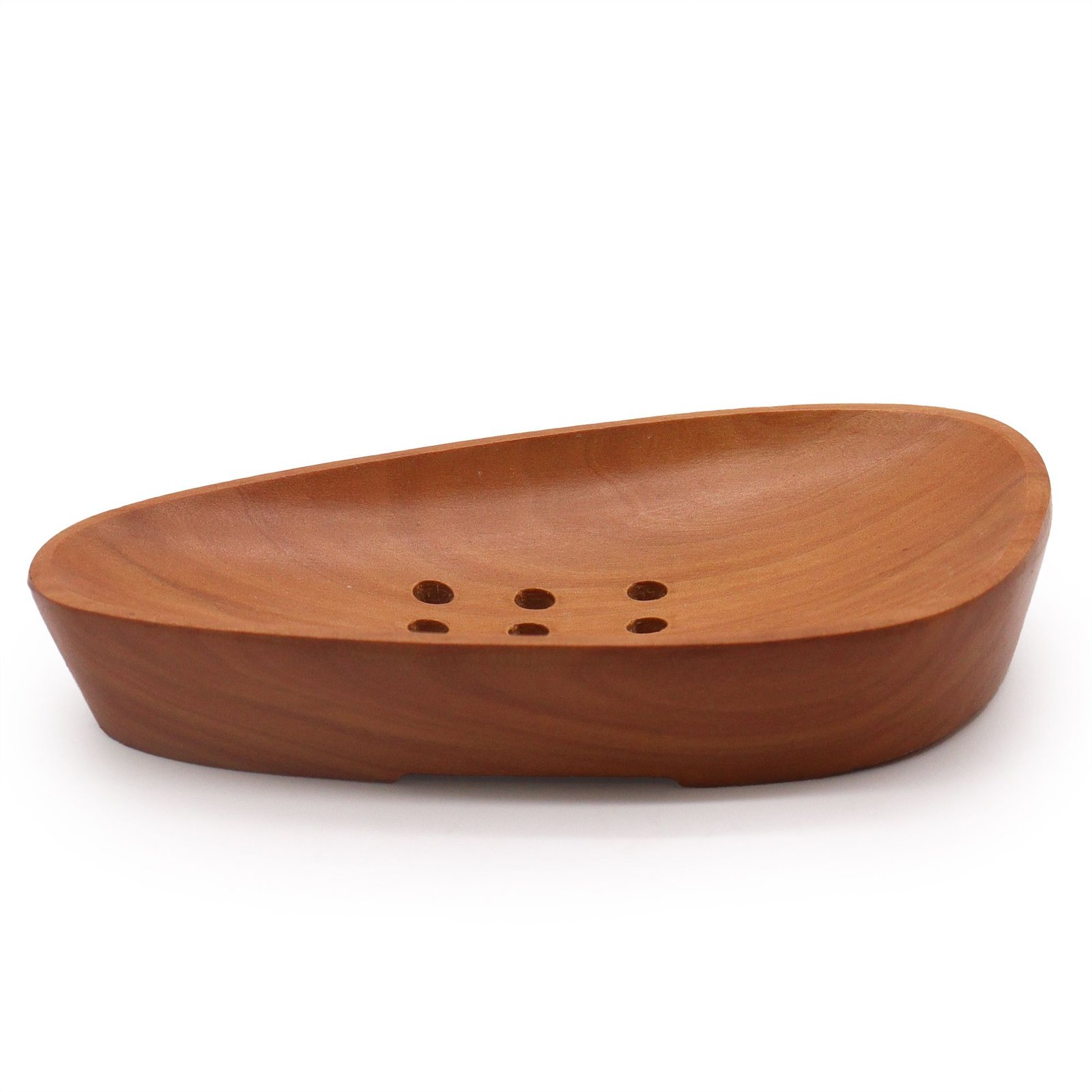 Muilinė „Pebble Shape Mahogany“ – rankų darbo mahagonio ramybės akmuo