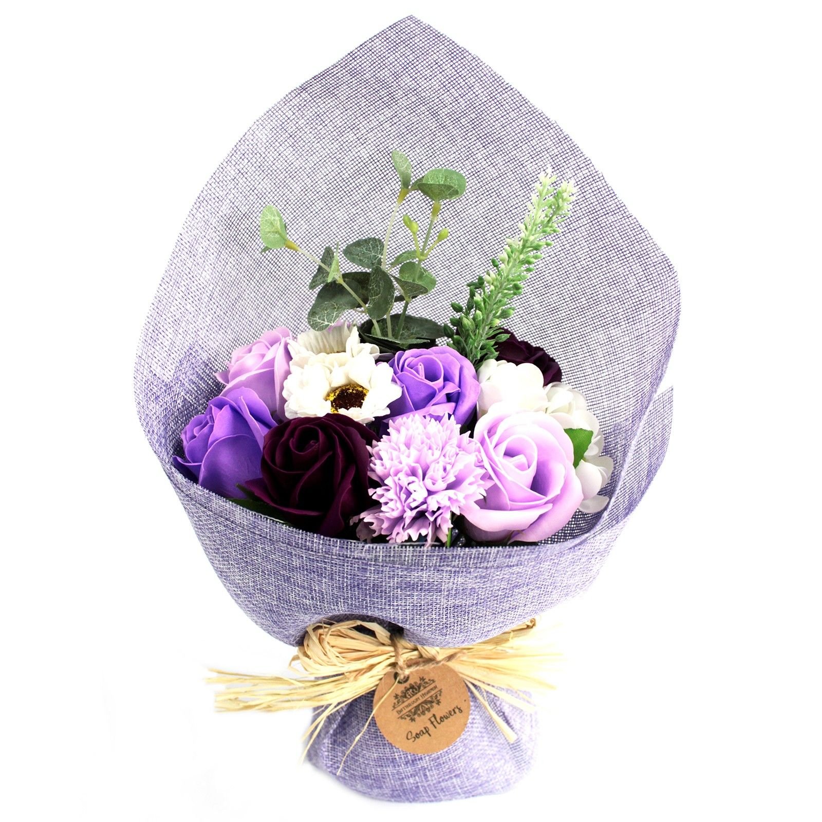 Alternative view of Muilo gėlių puokštė „Purple“ – violetinė vonios ceremonijos dovana