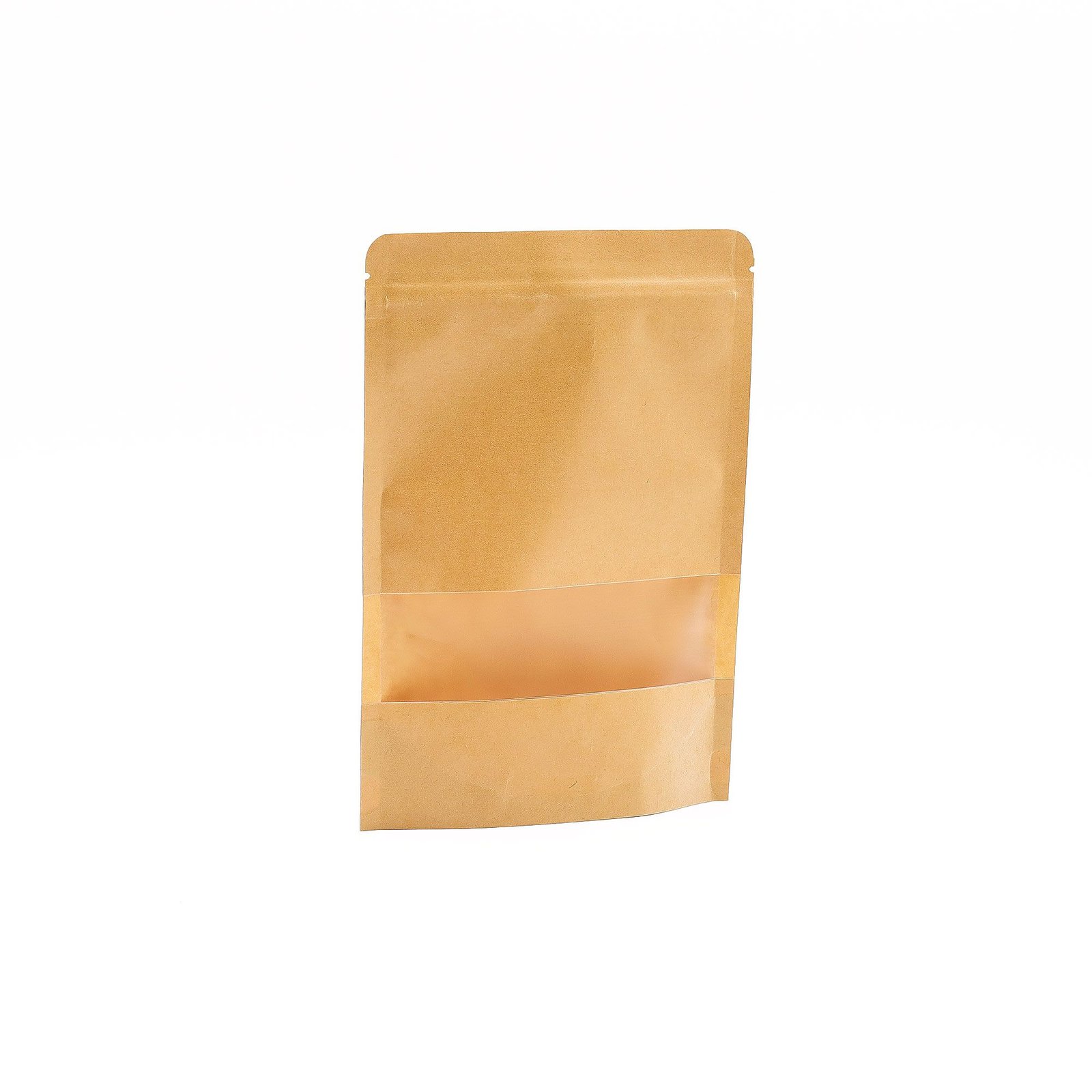 Kraft popieriaus maišeliai su langeliu „10x Kraft Window Bag“ – 16 × 24 cm dovanų įpakavimui