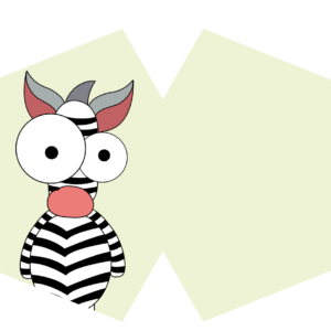Madingas daugkartinis veido uždangalas „Šelmiškas zebra“ – vaikų stiliaus paslaptis