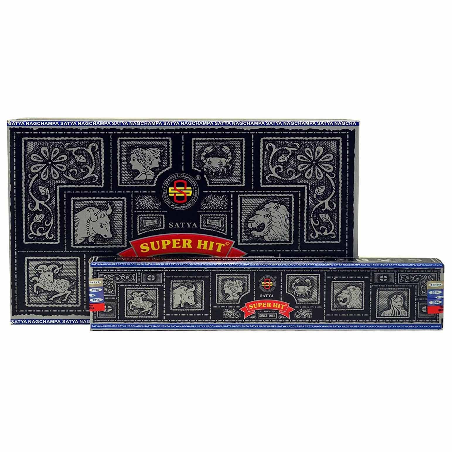 Egzotiški smilkalai „Nag Champa Super Hit“ – Indijos aromatų paslaptis 15 g