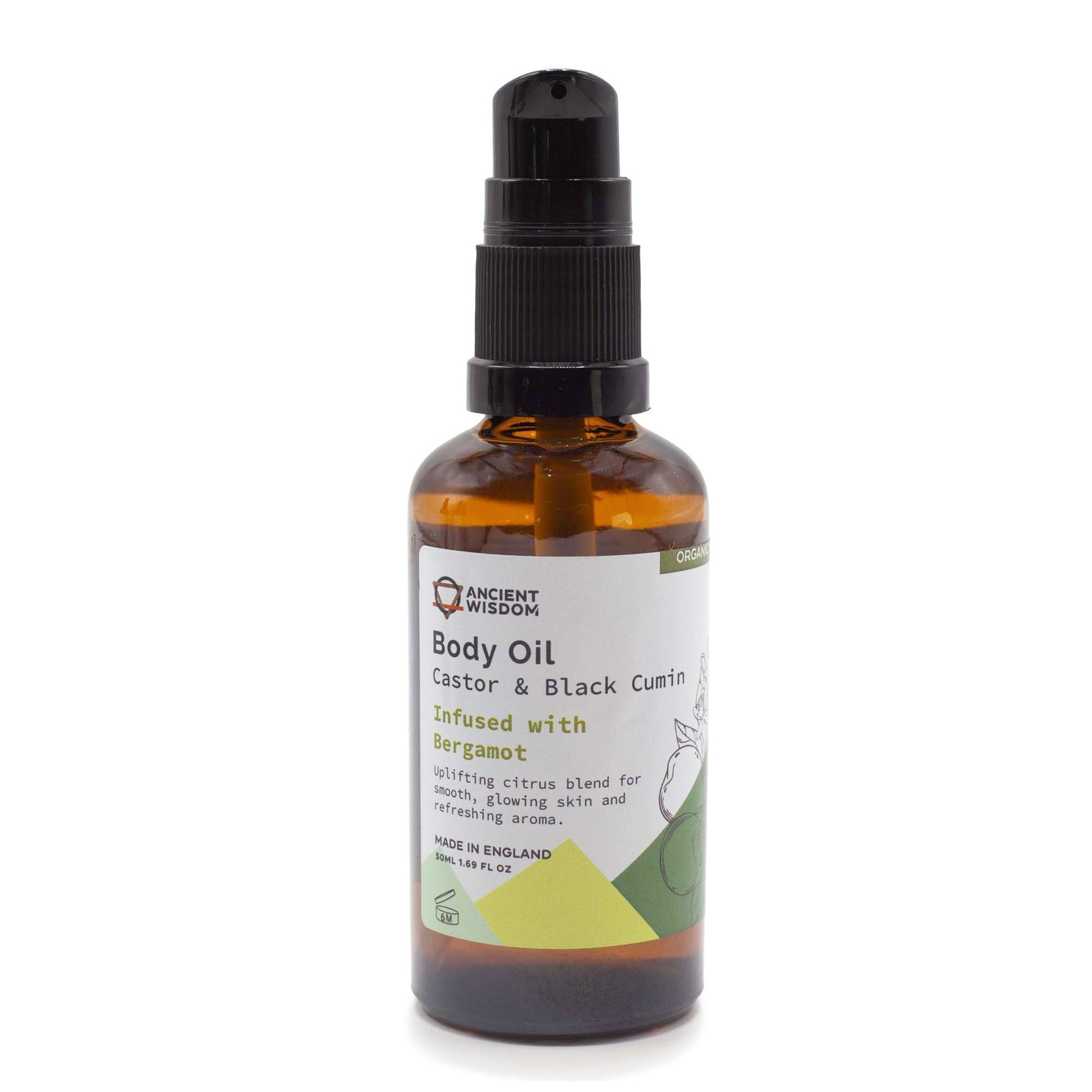 Alternative view of Ekologiškas kūno aliejus „Bergamot“ – švelnus citrusų ritualas 50 ml