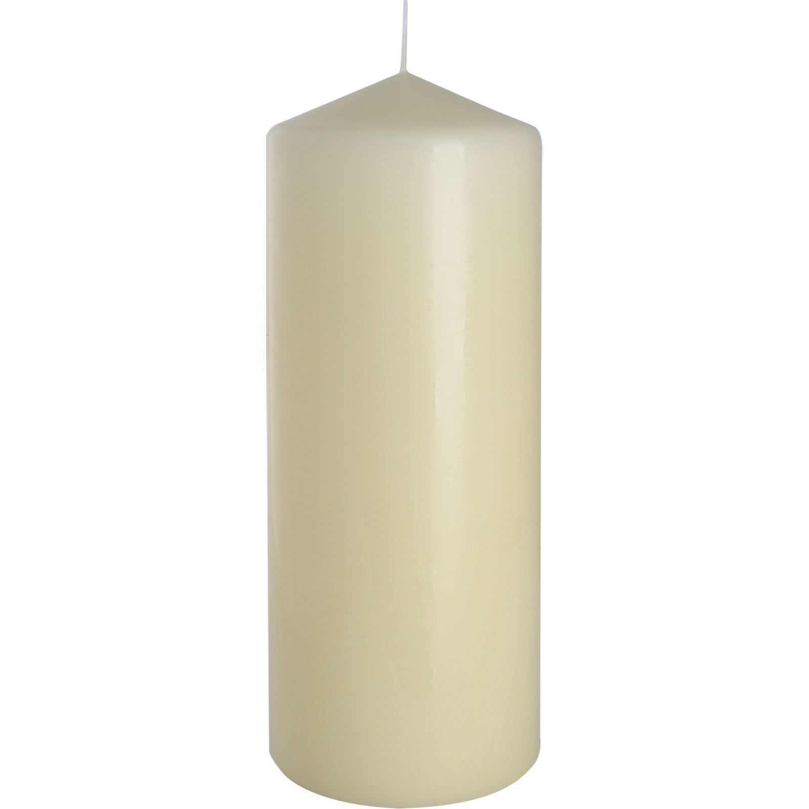 Koloninė žvakė „Ivory“ 80 × 200 mm – švelnios šviesos namų ritualui