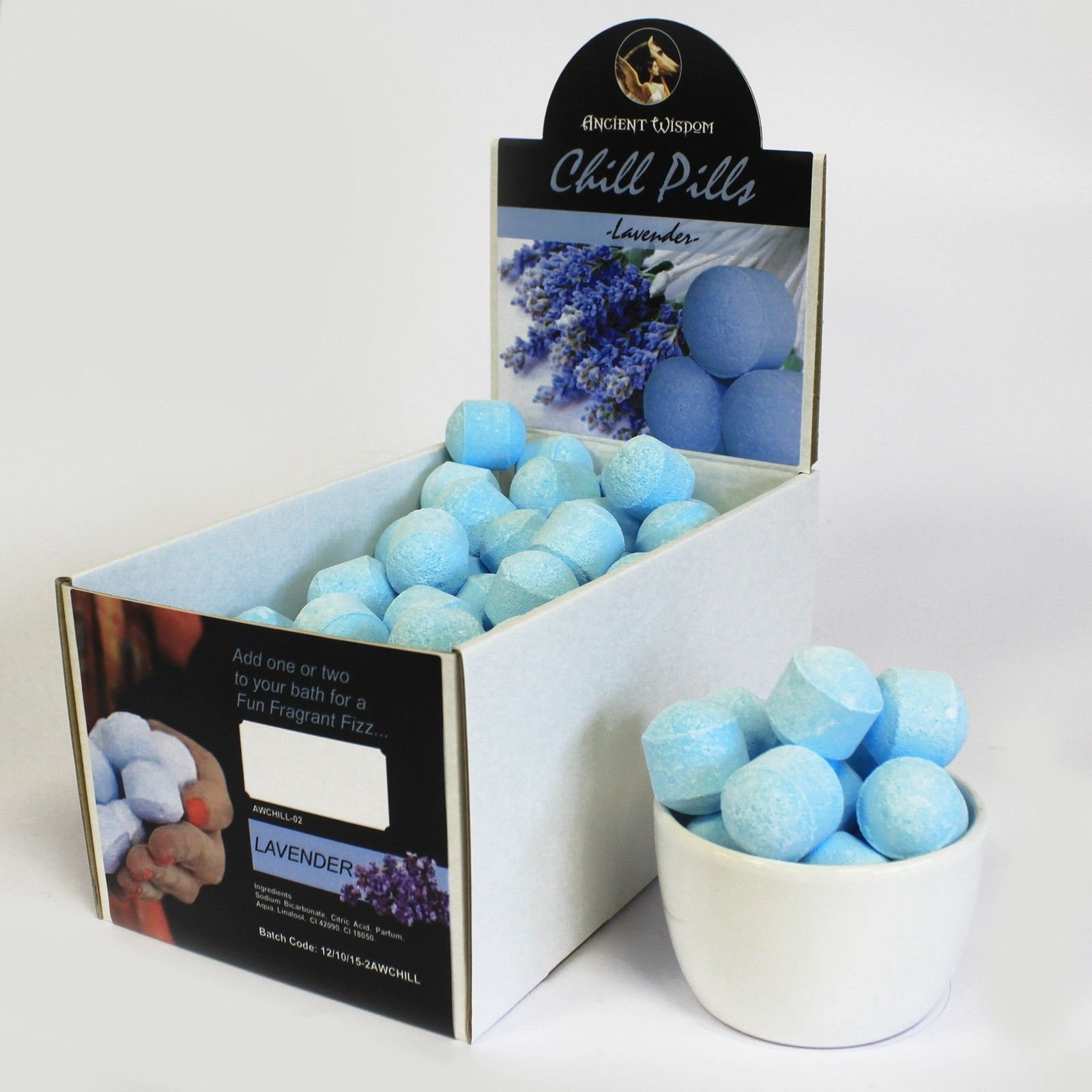 Alternative view of Vonios burbulų dėžutė „Chill Pills“ – levandų ramybės ritualas 1,3 kg