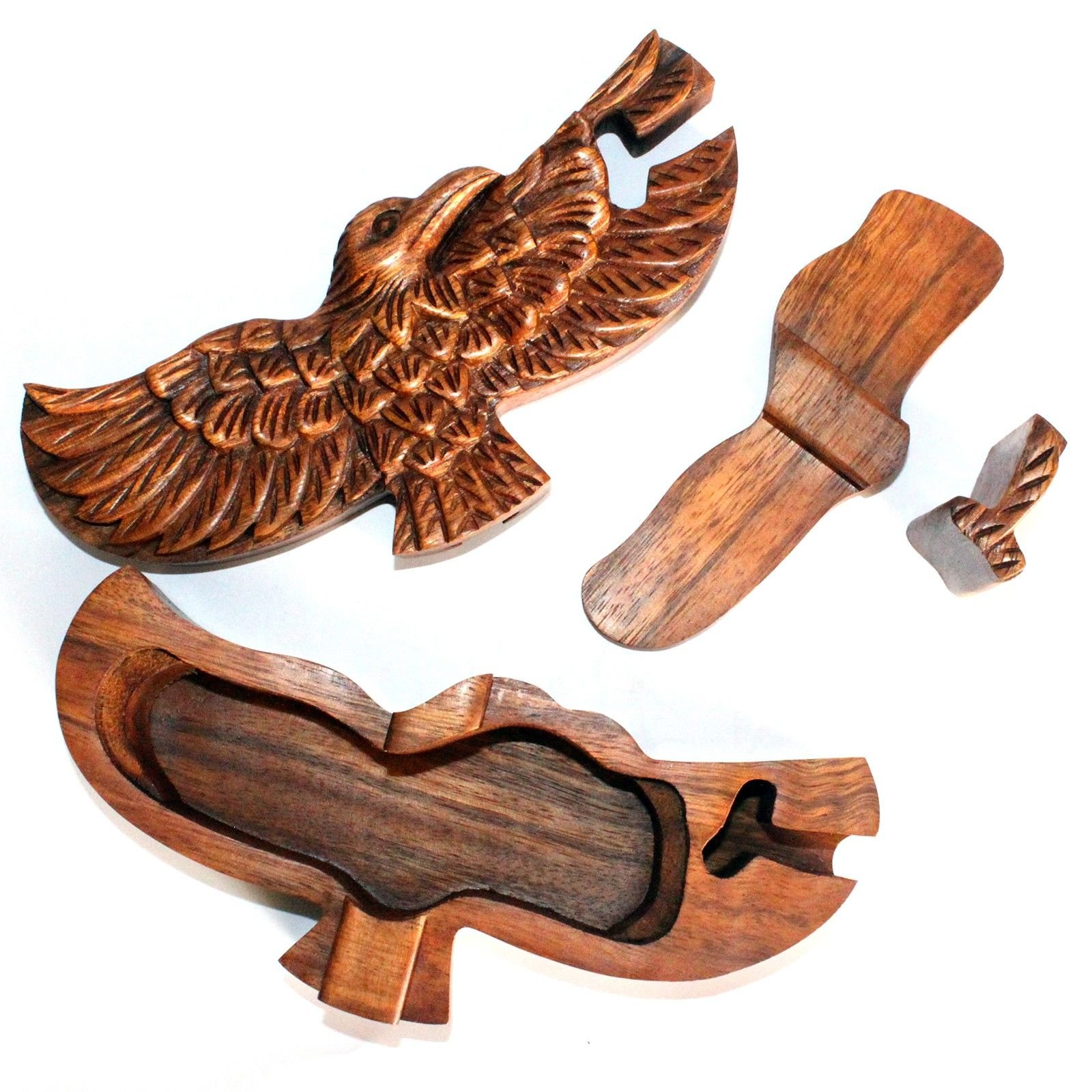 Alternative view of Balio magiška dėžutė „Spread Eagle“ – saman medžio paslaptis namų smulkmenoms