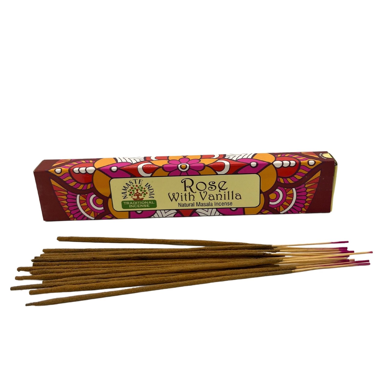 Alternative view of Smilkalų lazdelės „Namaste Mandala Masala“ – rožių ir vanilės jaukumo ritualas