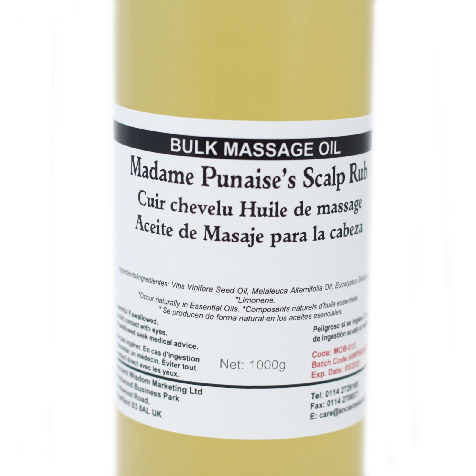 Alternative view of Masažo aliejus „Madame Punaise“ – švelnus galvos masažas su aromaterapijos prisilietimu