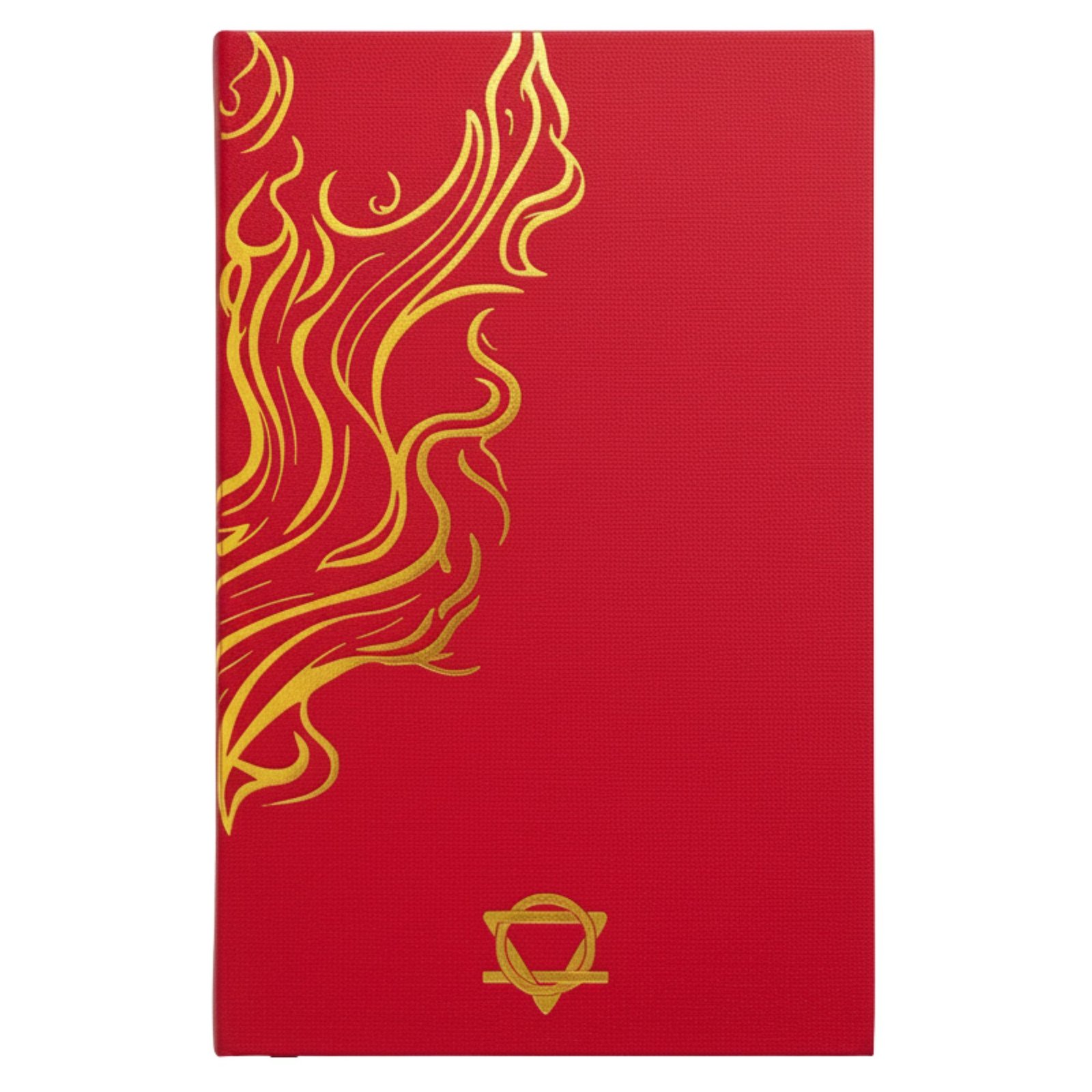 Gerovės užrašinė „Red Wellness Journal“ – 120 puslapių, auksinė mandala ir lotosas