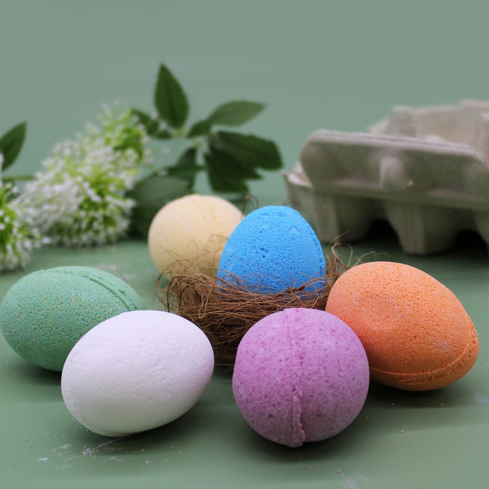 Alternative view of Vonios bombos „Bath Eggs“ – 6 margi kiaušinėliai jaukiam vonios ritualui