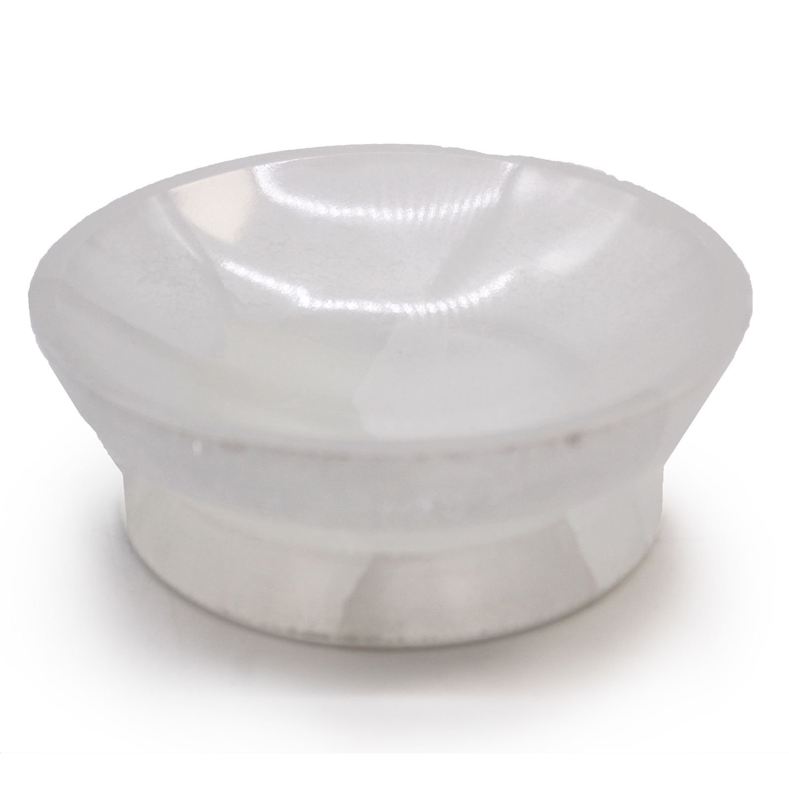 Selenito ritualinis dubuo „Selenite Ritual Bowl“ – 15 cm šviesos ramybės akcentas