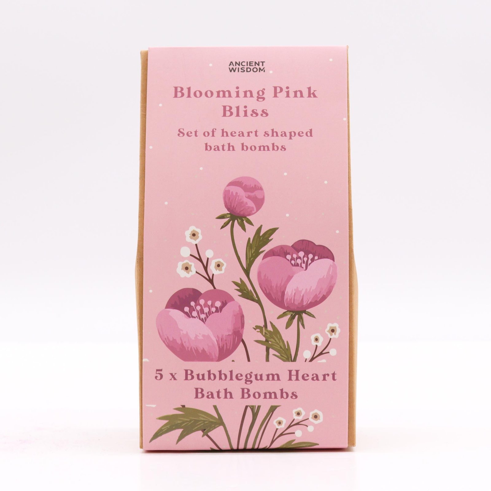 Alternative view of Širdelės formos vonios bomba „Blooming Pink Bliss“ – rausvos ramybės dovanų akimirka