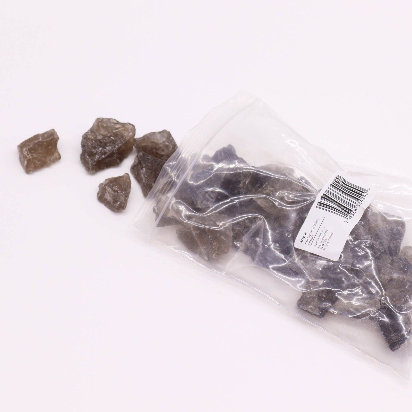 Alternative view of Neapdirbti kristalai „Smoky Quartz“ – 500 g dūminio kvarco ramybės akimirka