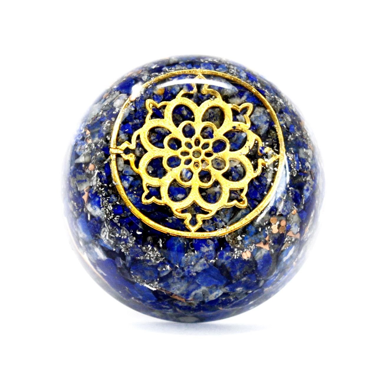Alternative view of Orgonito stalo galios rinkinys „Lapis Dome“ – mažas mėlynos ramybės akcentas