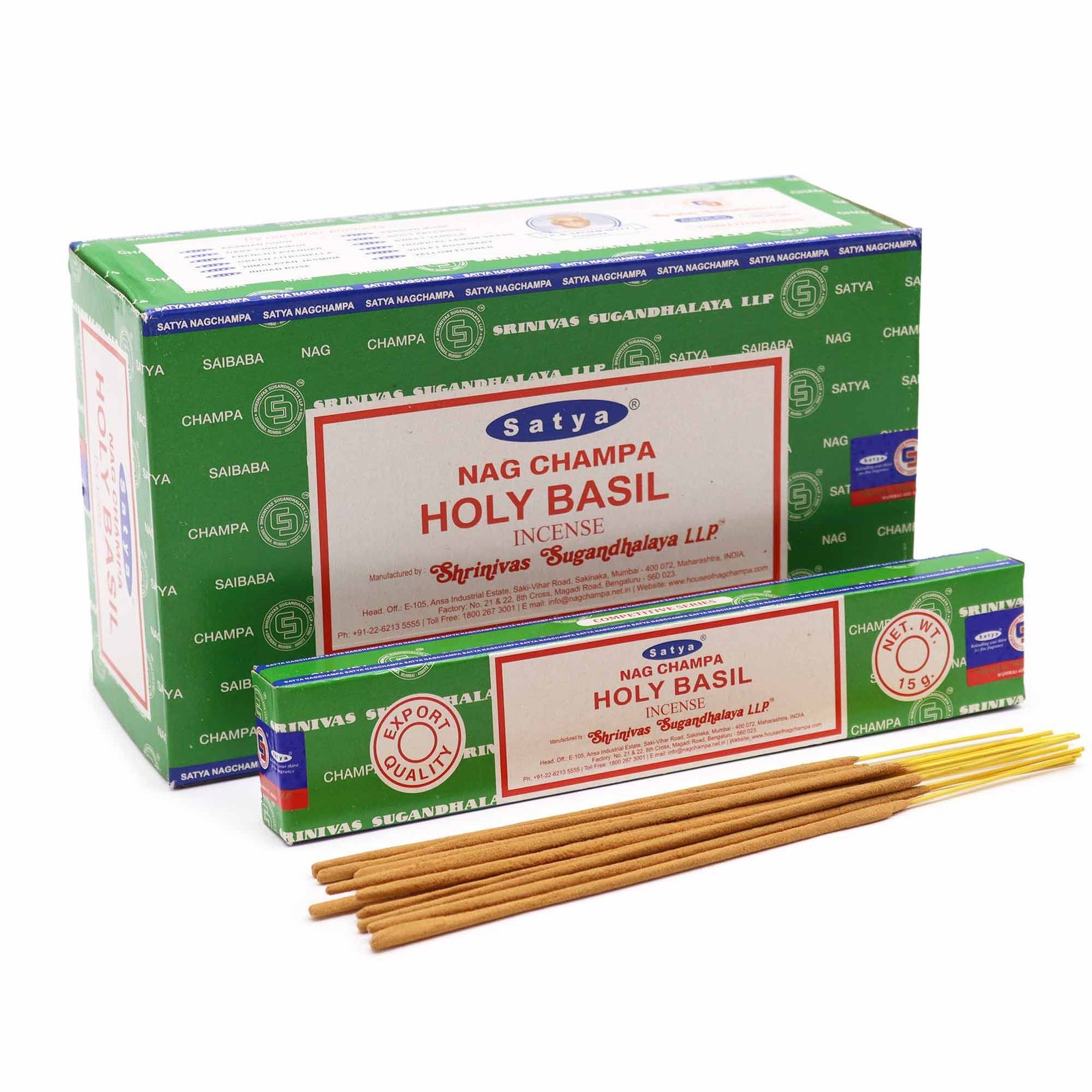 Smilkalų lazdelės „Holy Basil“ – šventojo baziliko ramybės ir apsaugos kvapas