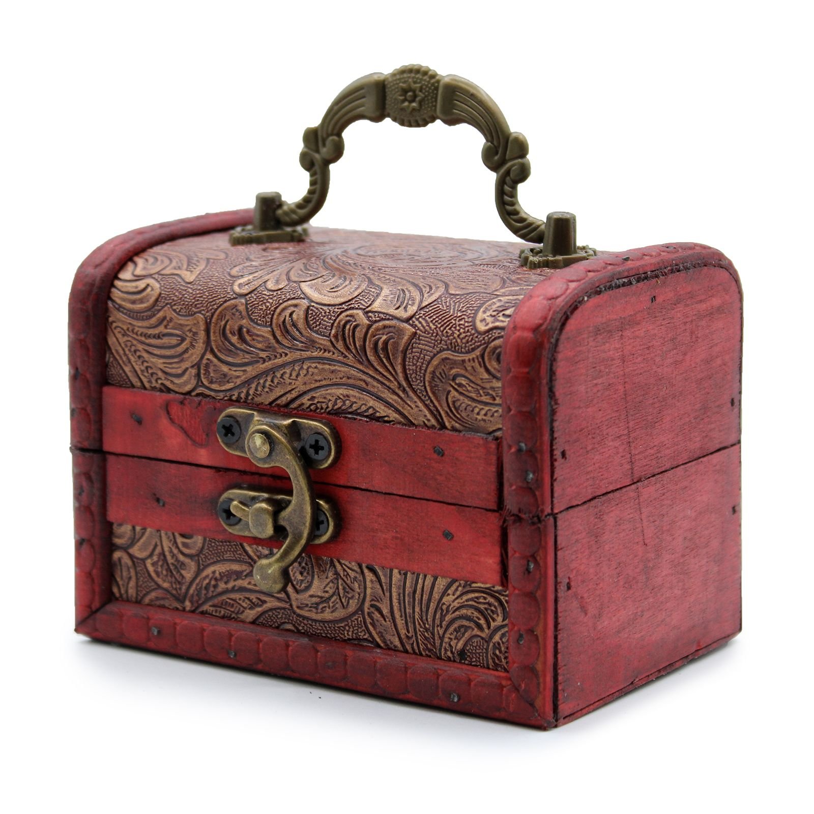 Vintage stiliaus dėžutė „Floral Embossed“ – subtilus gėlių reljefo akcentas namų tvarkai