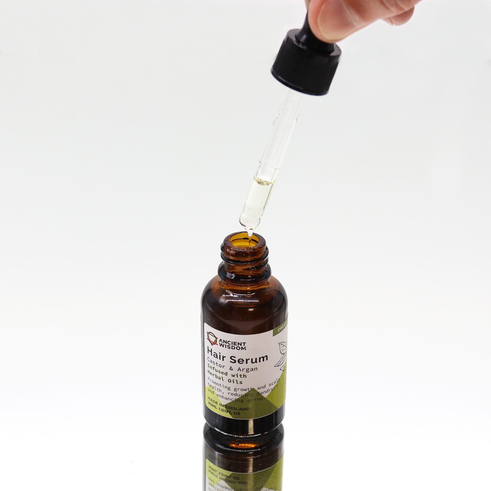 Alternative view of Ekologiškas plaukų serumas „Herbal“ – žolelių prisilietimas kasdieniam ritualui, 30 ml