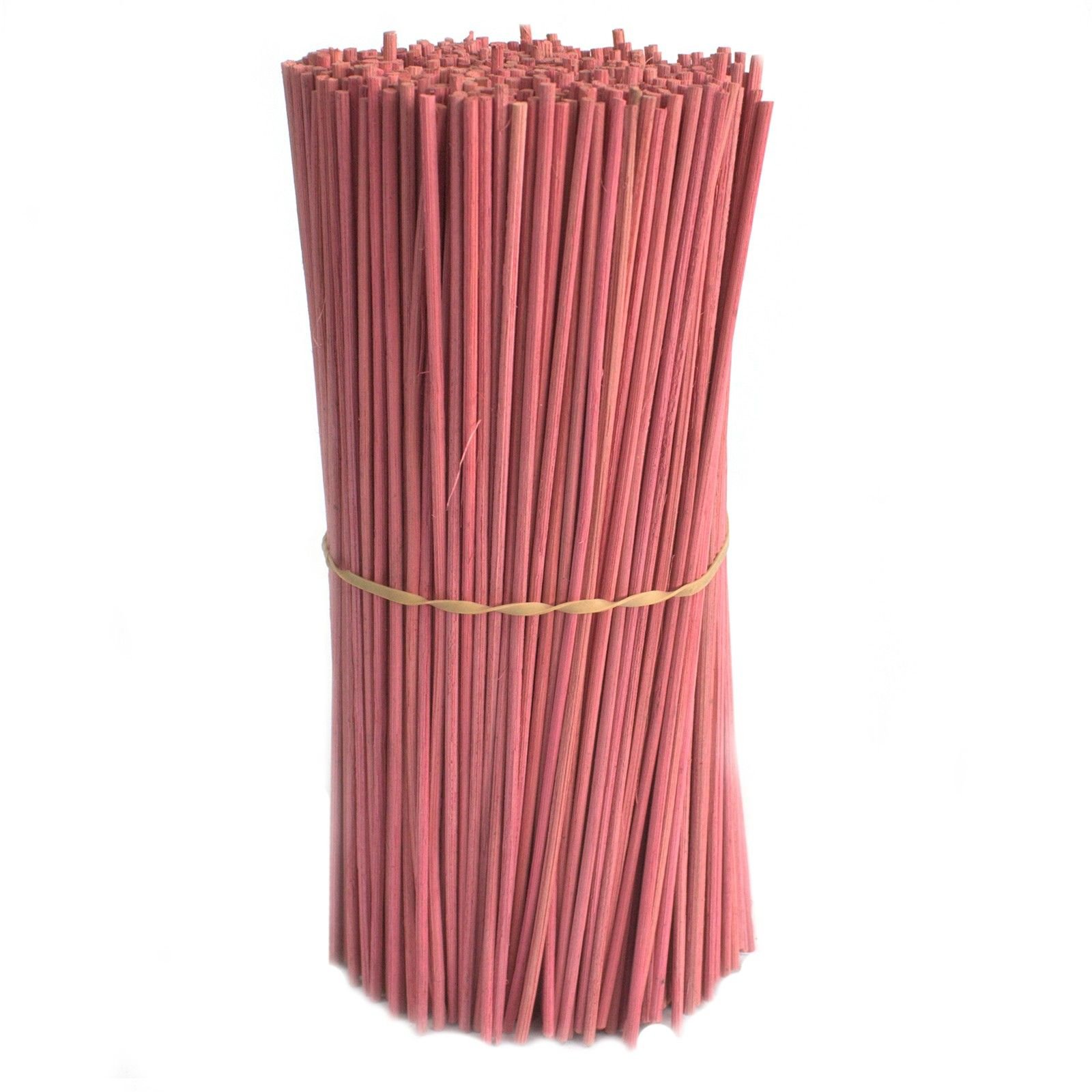 Rožinės nendrinių difuzorių lazdelės „Pink Reed Diffuser Sticks“ – 25 cm jaukiai kvapo ceremonijai