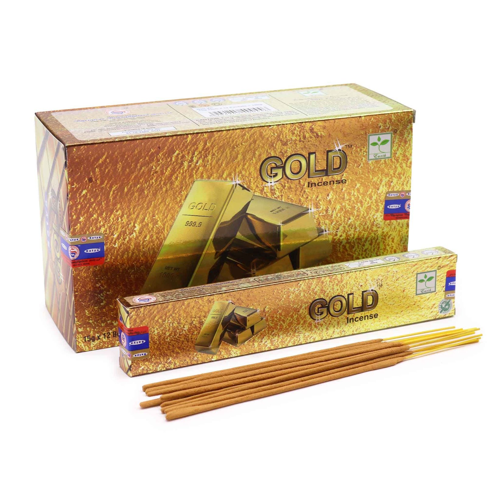 Smilkalų lazdelės „Satya Gold“ – auksinis jaukumo ir tylos ritualas