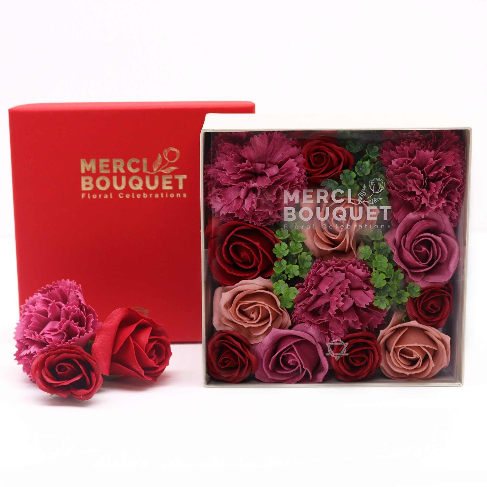 Alternative view of Muilo gėlių dovanų dėžutė „Vintage Roses“ – romantiška rožių akimirka namams