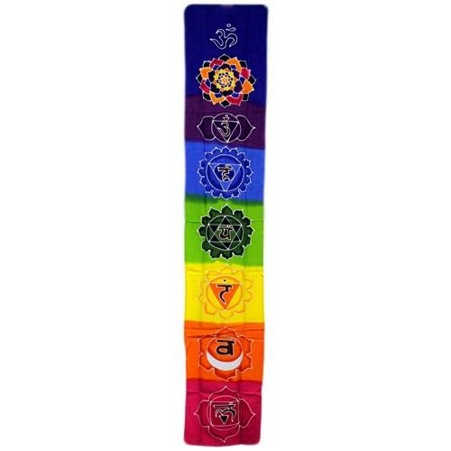 Sienų vėliava „Chakra Drop Banner“ – vaivorykštės spalvų ritualas namų erdvei