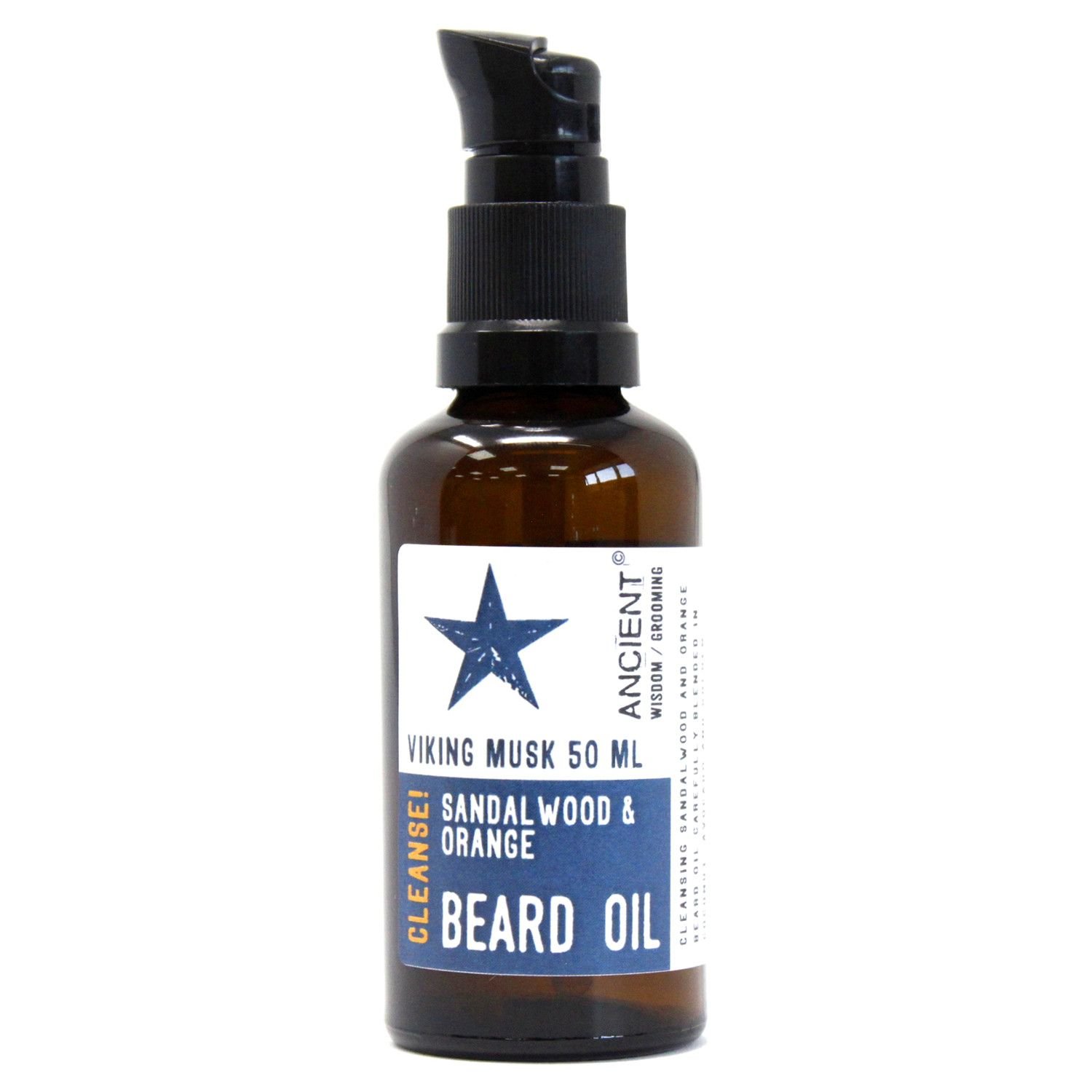 Barzdos aliejus „Viking Musk“ – 50 ml švaros ir jaukios jėgos ritualas