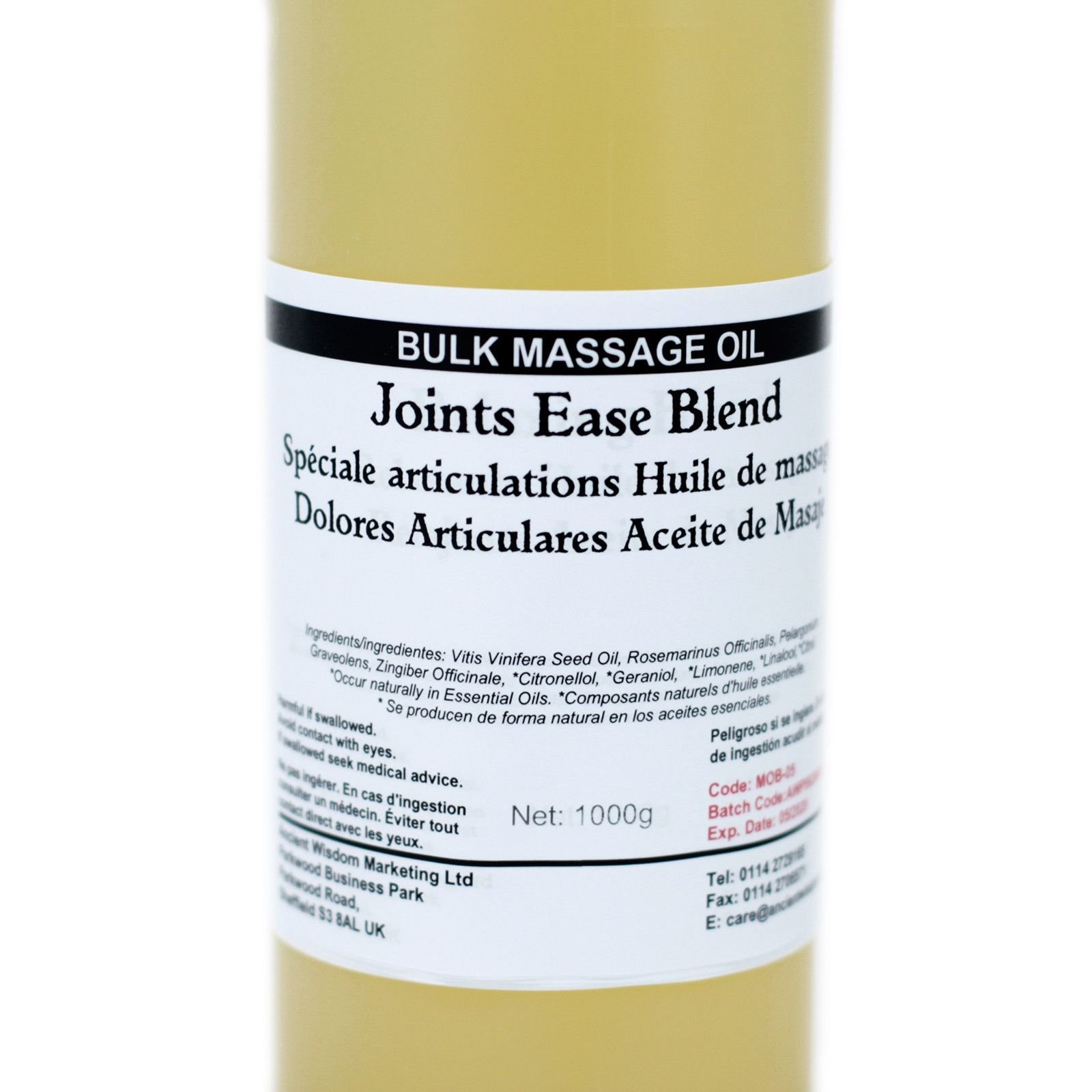 Alternative view of Masažo aliejus „Joints Ease“ – švelnus prisilietimas su rožiniu aromatu