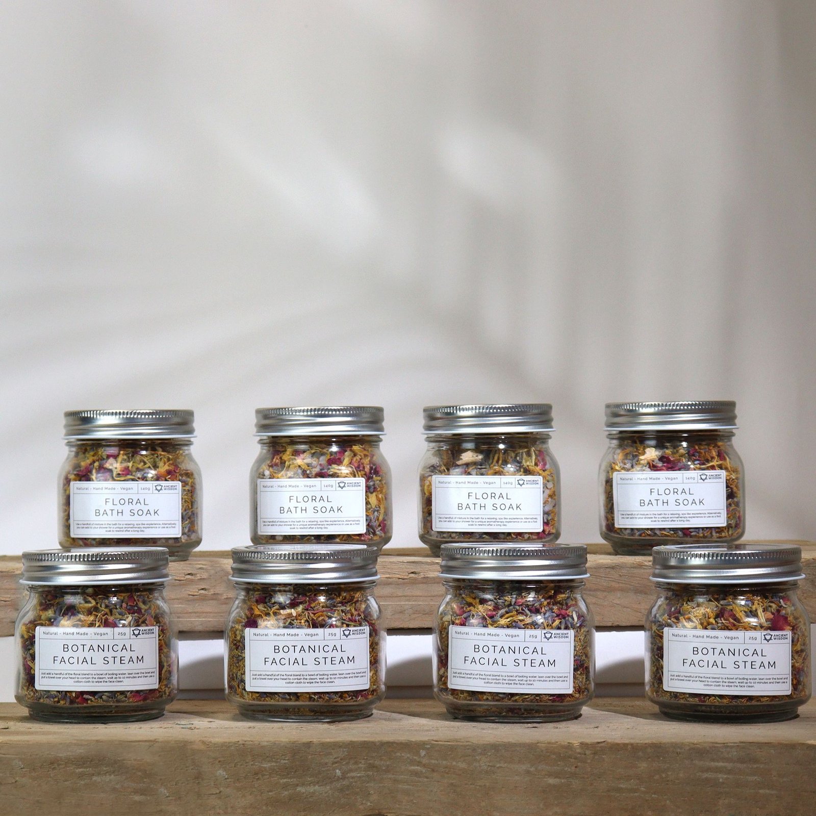 Gėlių vonios mirkalas ir veido garų mišinys „Floral Bath Soak“ – natūrali ramybės ceremonija - Image 7