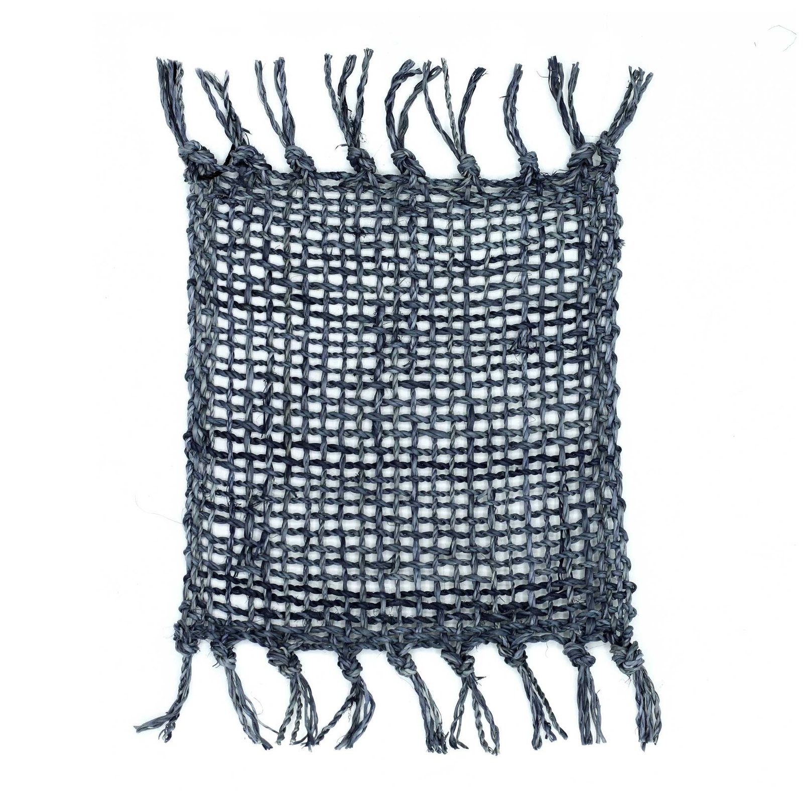 Alternative view of Natūralūs padėkliukai „Seagrass Fringe“ – 4 vnt. anglies atspalvio jaukumui