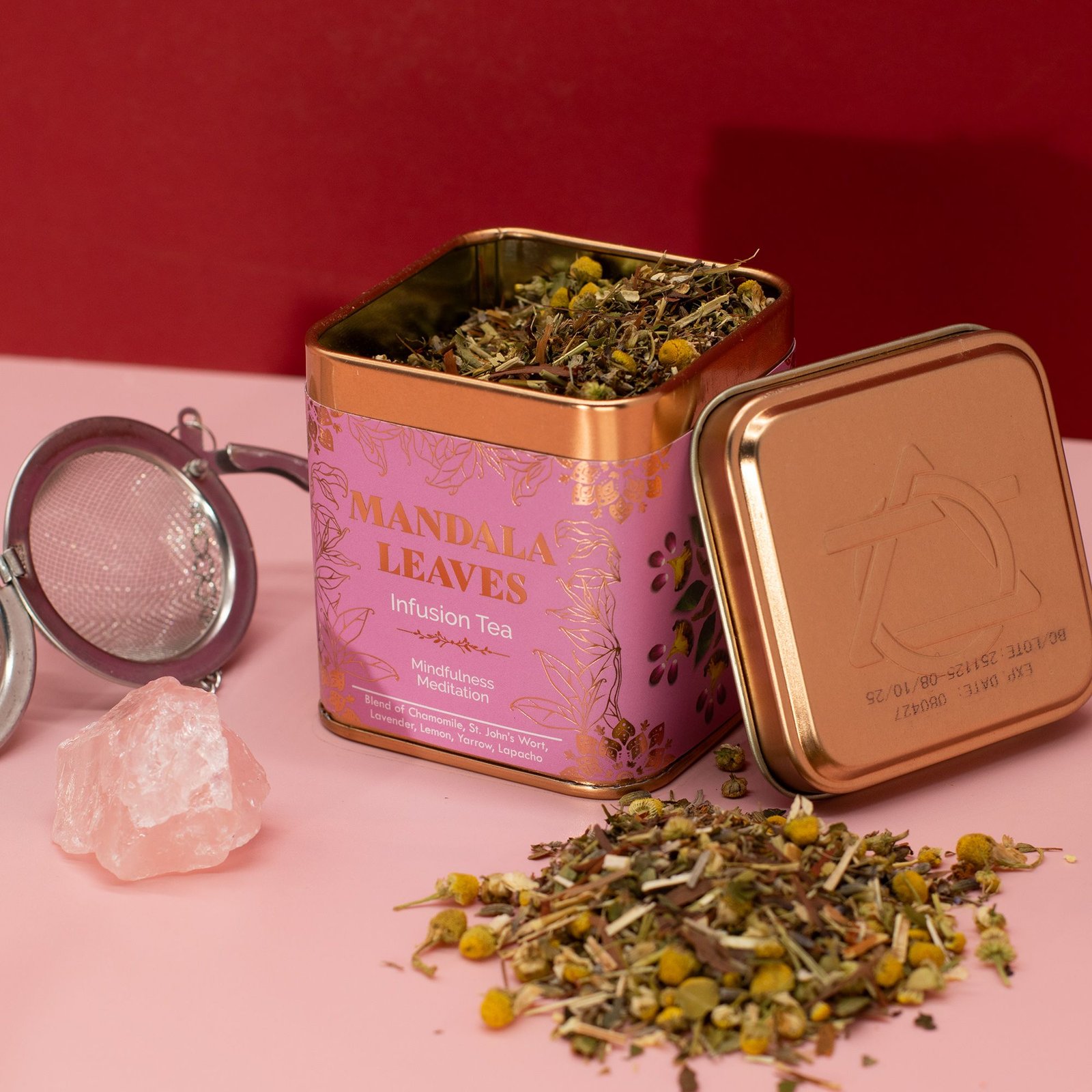 Arbatos mišinys „Mindfulness Meditation Tea Blend“ – 50 g ramios akimirkos ritualas